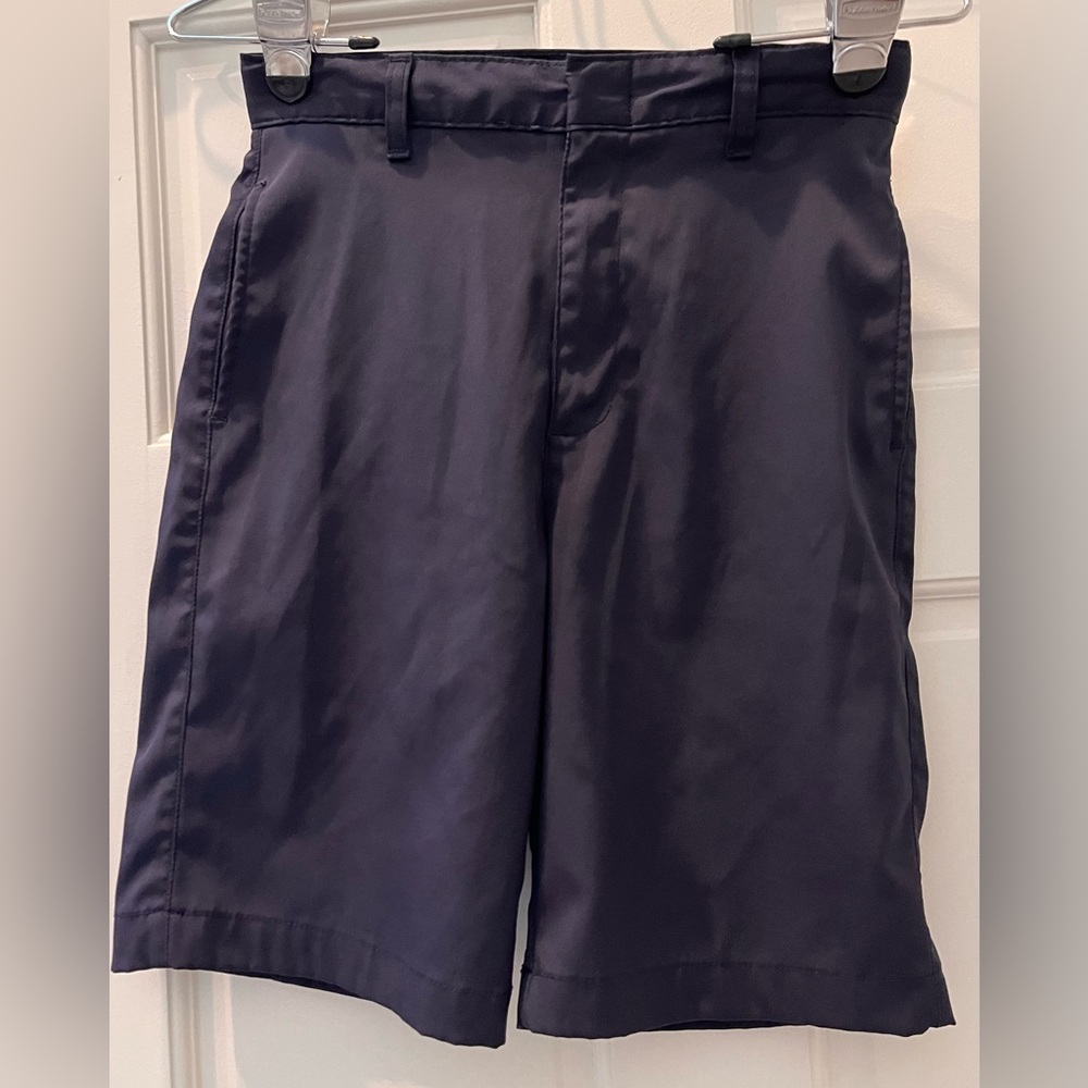 Boys Navy Shorts Adjustable Waist 14 Slim